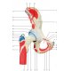 Model ľudského bedrového kĺbu so svalmi - 7 častí