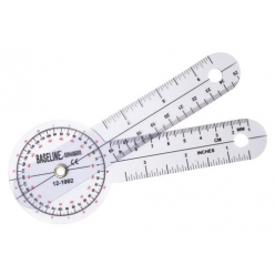 Plastový 360 ° ISOM goniometer - 15,24 cm